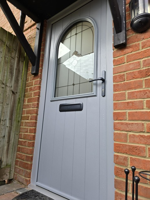 Composite front door installed by Premier Home Improvements in Thatcham