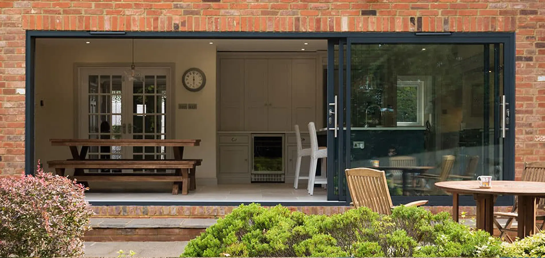 Large aluminium patio slider from premier home improvements